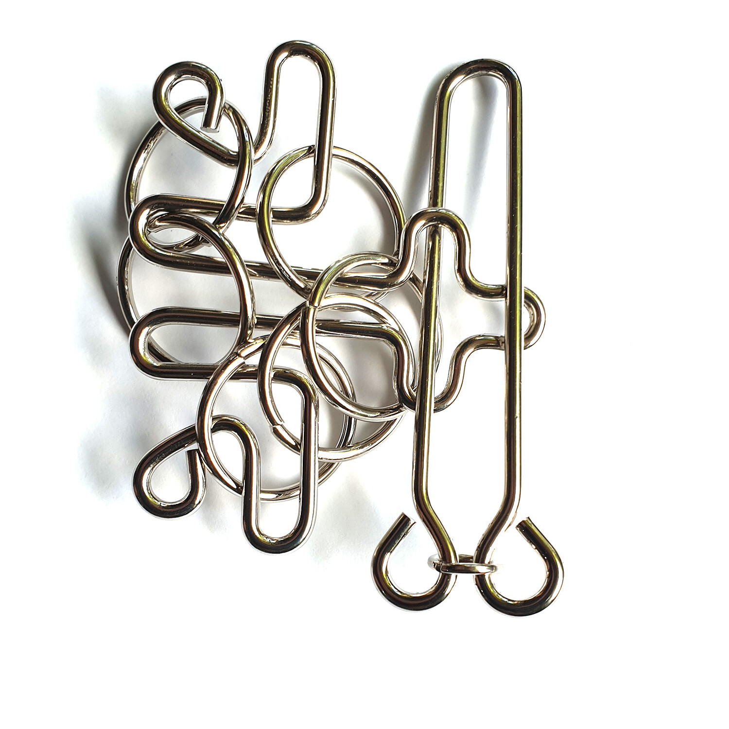 Wholesale 3d metal wire disentangle puzzle